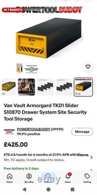Van Vault Slider Drawer Security Tool Storage