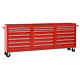 Vidaxl Tool Trolley With 21 Drawers Steel Red Tool Storage Drawer Cabinet Cart