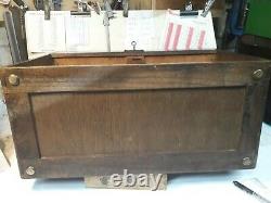 Vintage 1920s Enox 7 Drawer Engineers Wood Cabinet Toolmakers box Chest RARE EXC