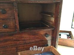 Vintage 6 Drawer Engineers Tool Cabinet full precision tools inc. Moore & Wright