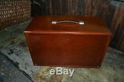 Vintage 7 Drawer Engineers Toolmakers Wooden Tool Cabinet by Union