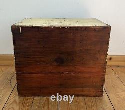 Vintage Bank Of Drawers Collectors Engineers Tool Watch Makers Chest Cabinet