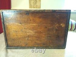 Vintage CQR Engineers 5 Oak Drawer / Cabinet Tool Box