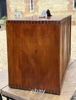 Vintage Emir 7 Drawer Toolmakers Cabinet Engineers Tool Craft Chest with Key