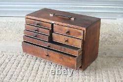 Vintage Emir Engineers 7 Drawers Toolmakers Chest Toolbox Cabinet Tool Box