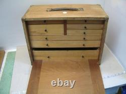 Vintage Emir by Ashford Toolmakers Engineers 9 Drawer Tool Chest Cabinet