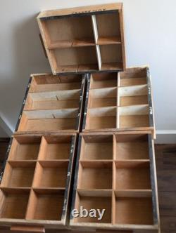 Vintage Engineers 5 Drawer Tool Cabinet