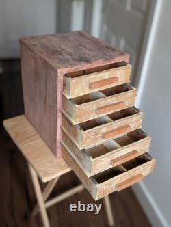 Vintage Engineers 5 Drawer Tool Cabinet