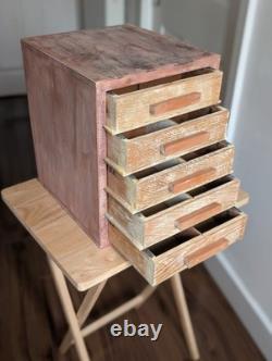 Vintage Engineers 5 Drawer Tool Cabinet