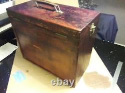 Vintage Engineers 7 Drawer CQR Early hand made box Tool makers Cabinet Chest VGC