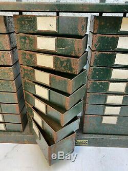 Vintage Engineers Cabinet 34 Drawers Steel By Smallbone Birmingham