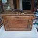 Vintage Engineers Machinist Wooden Oak 4 Drawer Tool Cabinet Chest + Key
