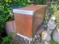 Vintage Engineers Tool Cabinet Hand Crafted By E. H With Drawers