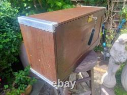 Vintage Engineers Tool Cabinet Hand Crafted By E. H With Drawers