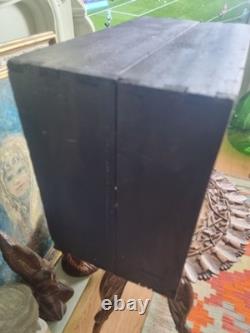 Vintage Engineers Toolmaker Carpenters Cabinet Workhop Tool Box Drawers Chest