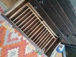 Vintage Engineers Toolmaker Carpenters Cabinet Workhop Tool Box Drawers Chest