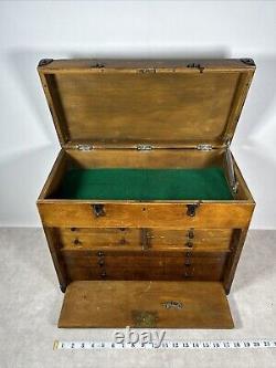 Vintage LARGE Engineers Cabinet (2 Keys) 9 Drawers 15x19x10 INCHES (AMAZING)