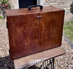 Vintage Large 13 Drawer Engineers Cabinet Moore & Wright Tool Chest 18x16.5x9.5