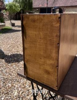 Vintage Large 13 Drawer Engineers Cabinet Moore & Wright Tool Chest 18x16.5x9.5