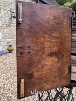Vintage Large 13 Drawer Engineers Cabinet Moore & Wright Tool Chest 18x16.5x9.5