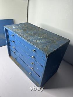 Vintage Metal Storage Cabinet 5 Drawer Tools, Crafts, Hobbies & Engineering