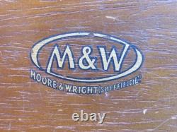 Vintage Moore & Wright 7 Drawer Engineers Tool Chest / Cabinet /Box with 2 keys