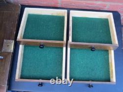 Vintage Moore & Wright 7 Drawer Engineers Tool Chest / Cabinet /Box with 2 keys