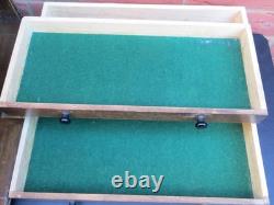 Vintage Moore & Wright 7 Drawer Engineers Tool Chest / Cabinet /Box with 2 keys
