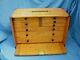 Vintage Moore And Wright Engineers Tool Cabinet /chest With 8 Drawers And Key