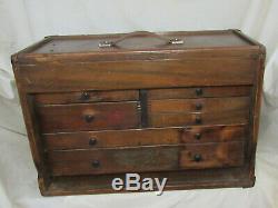 Vintage Multidrawer tool box chest 7 Drawer tool cabinet engineers tool box