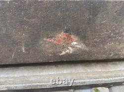 Vintage Neslein Wooden Engineers Cabinet Drawers Tool Makers Box Machinist Chest