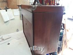 Vintage Neslein toolmakers engineer cabinet chest 7 drawer hinged top keys VGC
