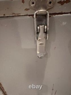 Vintage Secure Metal'Tool' Cabinet Closing Front Secure Drawer Unit Heavyweight