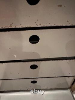 Vintage Secure Metal'Tool' Cabinet Closing Front Secure Drawer Unit Heavyweight