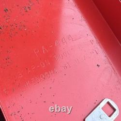 Vintage Snap-On 7 Drawer Top Tool Chest Cabinet Red Mechanics Toolbox 29in UK