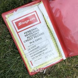 Vintage Snap-On 7 Drawer Top Tool Chest Cabinet Red Mechanics Toolbox 29in UK