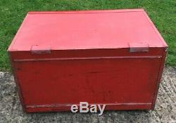 Vintage Snap-on 9 Drawer Tool Box Cab Box, Kra-59c Tool Chest Cabinet Top Box