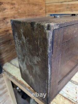 Vintage Solid Wood Vintage Engineers/Carpenters Tool Of Chest Drawers Cabinet