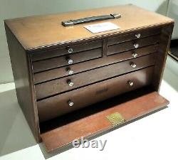 Vintage Union 7 Drawer Toolmakers / Engineers Cabinet Tool Chest