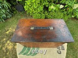Vintage Union Engineers Wooden Toolmakers Chest Box 5 Drawer Cabinet needs tlc