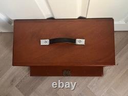 Vintage Union Engineers Wooden Toolmakers Chest Box Five Drawer Cabinet