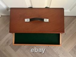 Vintage Union Engineers Wooden Toolmakers Chest Box Five Drawer Cabinet