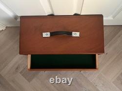 Vintage Union Engineers Wooden Toolmakers Chest Box Five Drawer Cabinet