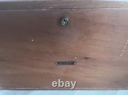 Vintage Union Engineers Wooden Toolmakers Chest Box Five Drawer Cabinet