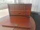 Vintage Union Wooden 7 Drawer Engineers/tool Makers Tool Box/cabinet/chest