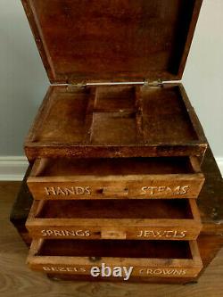 Vintage Watch Makers Tool Cabinet / Drawers