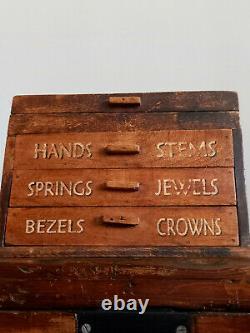 Vintage Watch Makers Tool Cabinet / Drawers