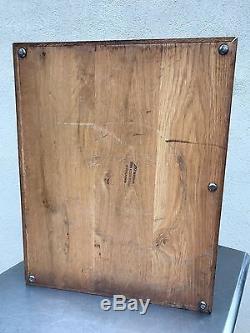 Vintage Whitman & Barnes Dills Reamers 5 Drawer Oak Wood Tool Cabinet Chest