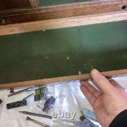 Vintage Wooden 8 Drawer Engineers Tool Cabinet DC Woodberry