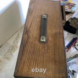 Vintage Wooden 8 Drawer Engineers Tool Cabinet DC Woodberry